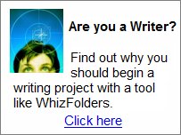 Why to use WhizFolders as a writing tool