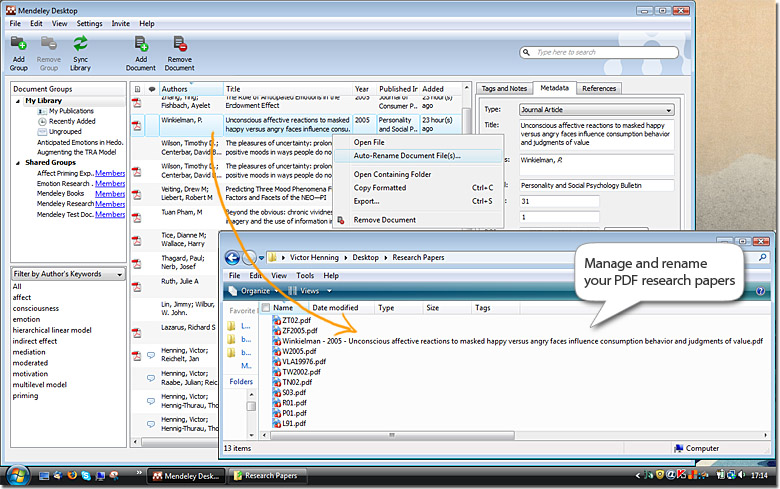 File management, renaming and folder monitoring