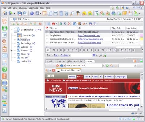 Linx - URLs Bookmarks Manager