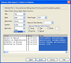 Delimited File Import wizard